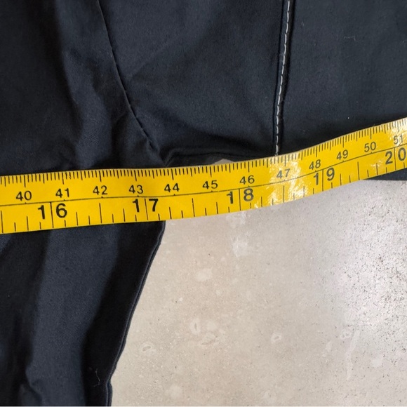 J Crew Black Zip Up Shirt Dress Short Sleeve Midi Women Size 6 Fit Flare Pockets - Picture 6 of 13